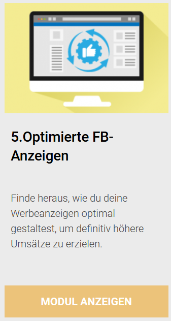 Facebook Meisterkurs